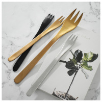 304 frosted metal fruit fork 56