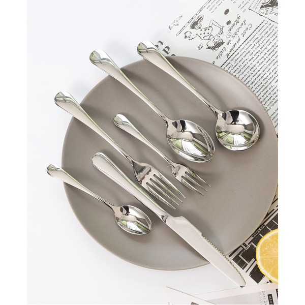 Bright surface 304 stainless steel knife and fork 8