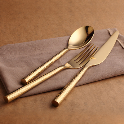 Classic Hammered Round Handle Cutlery 76