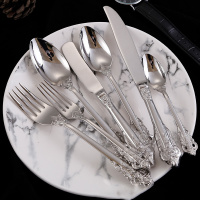 Embossed steak cutlery 64