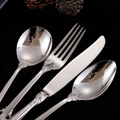 Embossed steak cutlery 64