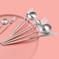 Pink 304 Stainless Steel Knife Fork Spoon 27