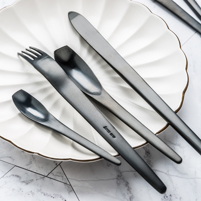 stainless steel western cutlery set 48