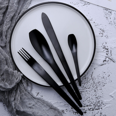 stainless steel western cutlery set 48